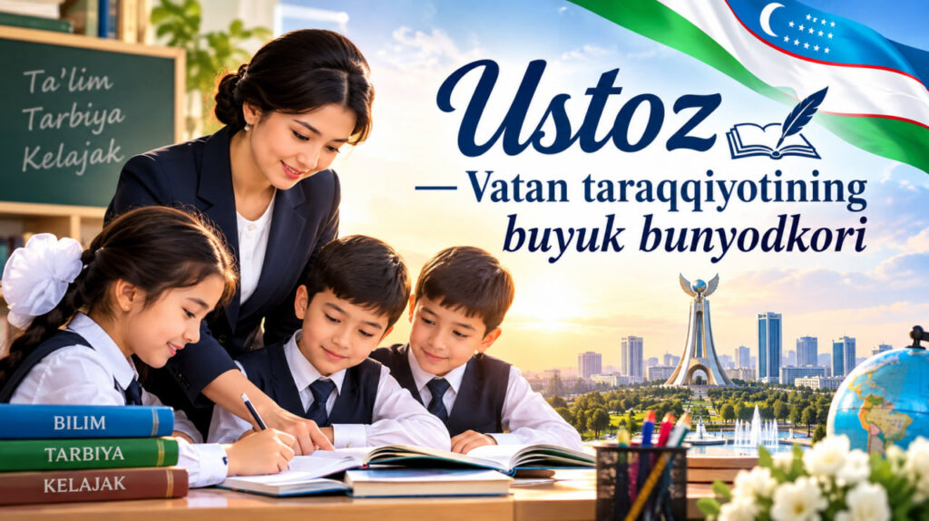 Ustoz — Vatan taraqqiyotining buyuk bunyodkori