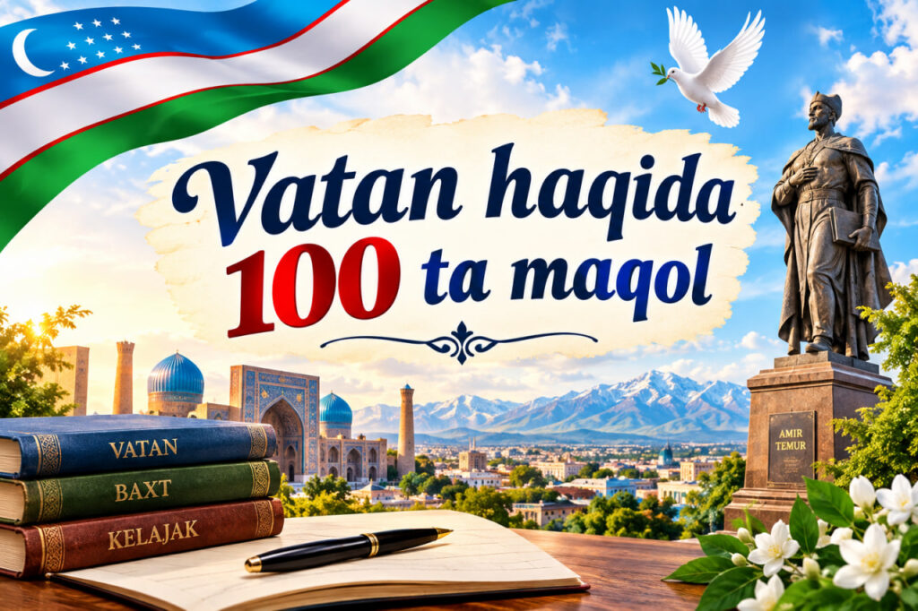 Vatan haqida 100 ta maqol