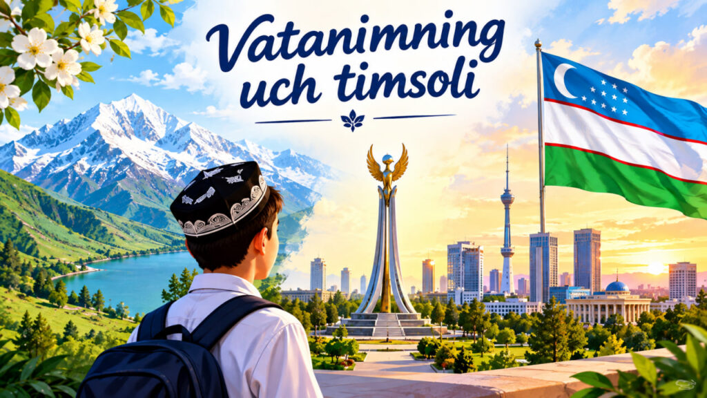 Vatanimning uch timsoli mavzusida qisqa esse